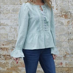 Seafoam detail top